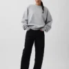 Ekstra tykk sweatshirt i fransk frotté