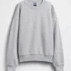 Ekstra tykk sweatshirt i fransk frotté
