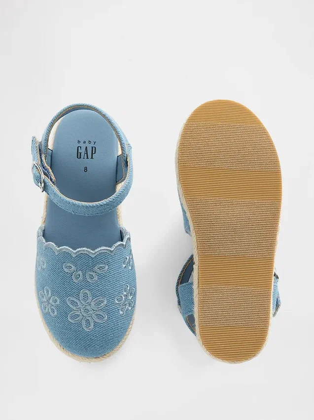 Espadrille-sandaler for småbarn