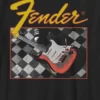 Fender-T-skjorte med rutemønster for barn