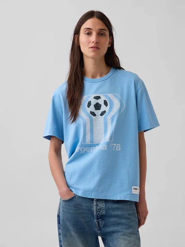FIFA World Cup™ T-skjorte med grafisk trykk i avslappet passform