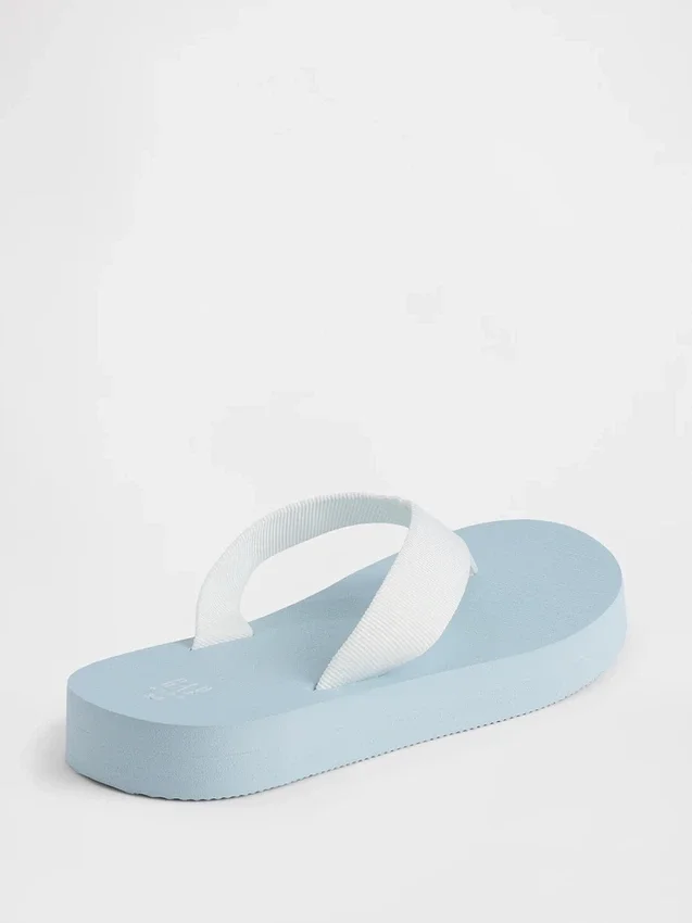 Flip-flops i kanvas for barn