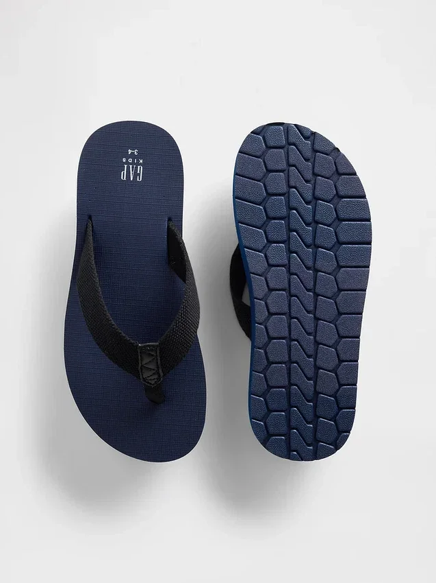 Flip-flops i kanvas for barn