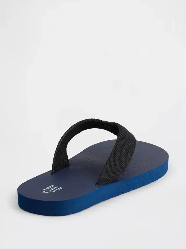 Flip-flops i kanvas for barn