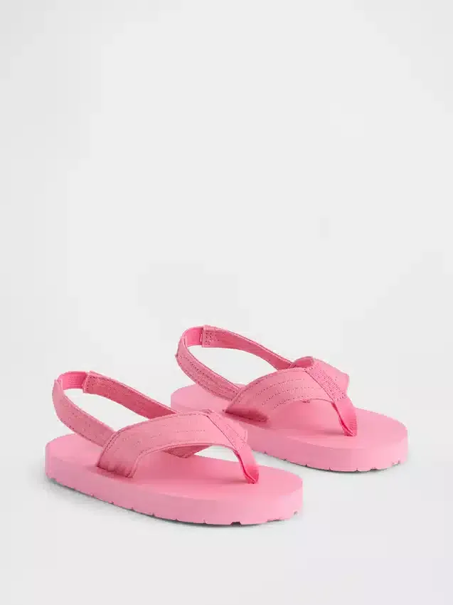 Flip-flops i kanvas for småbarn