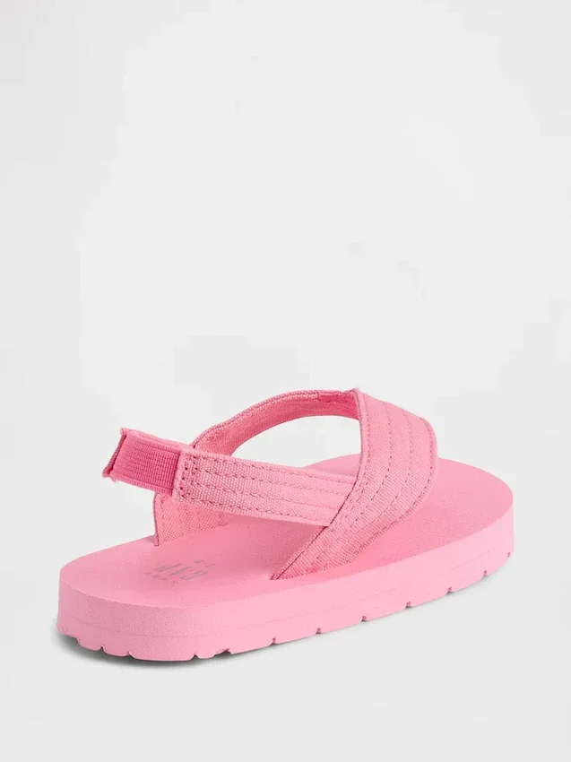 Flip-flops i kanvas for småbarn
