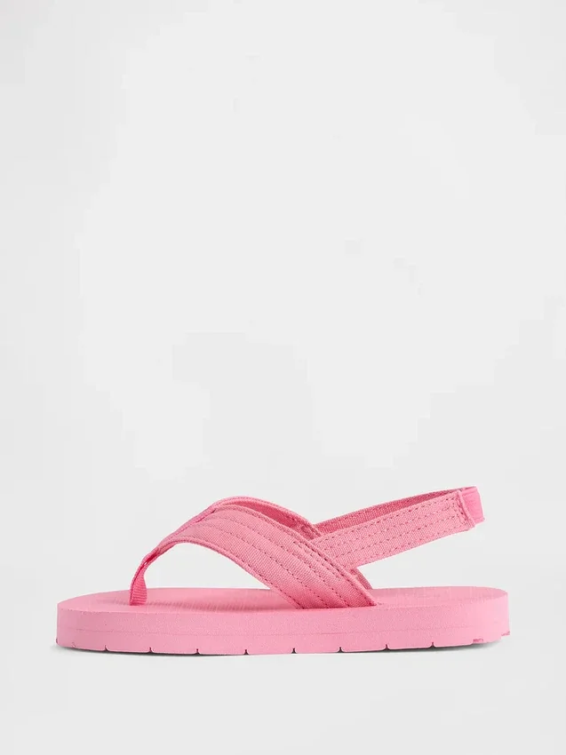 Flip-flops i kanvas for småbarn