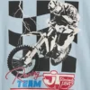 Formel 1-T-skjorte med grafikk i oversized-modell for barn