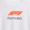 Formel 1-T-skjorte med grafikk i oversized-modell for barn