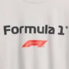 Formel 1-T-skjorte med grafikk i oversized-modell for barn