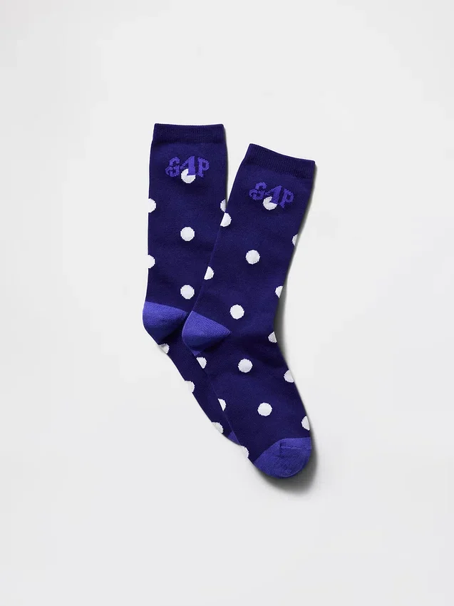 Gap × Awake Ny Logo Dotted Crew-sokker
