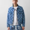 GAP × Awake NY Oversized prikkete ikon-jeansjakke