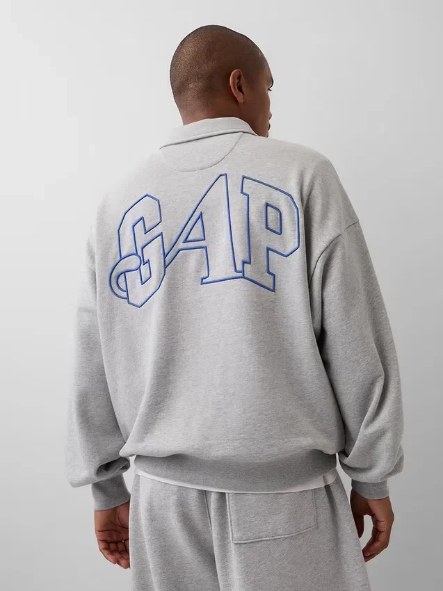 GAP × Awake Ny tykk, oversized genser med kvart glidelås