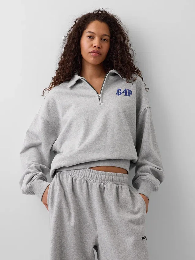 GAP × Awake Ny tykk, oversized genser med kvart glidelås