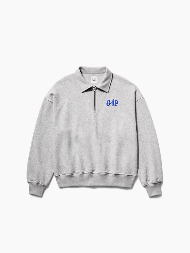 GAP × Awake Ny tykk, oversized genser med kvart glidelås