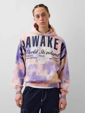 GAP × Awake Ny tykk, oversized hettegenser med logo