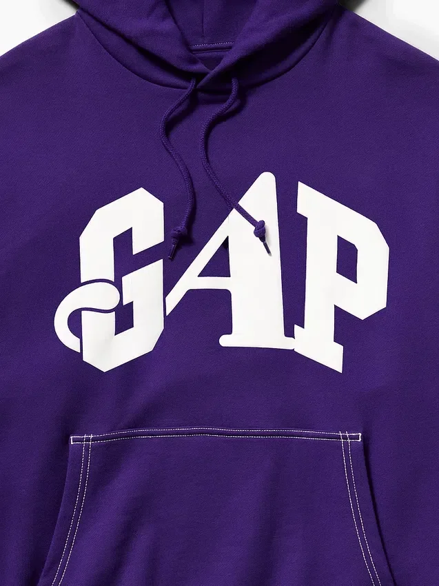GAP × Awake Ny tykk, oversized hettegenser med logo