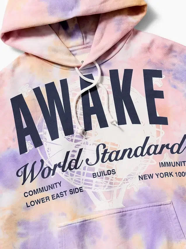 GAP × Awake Ny tykk, oversized hettegenser med logo