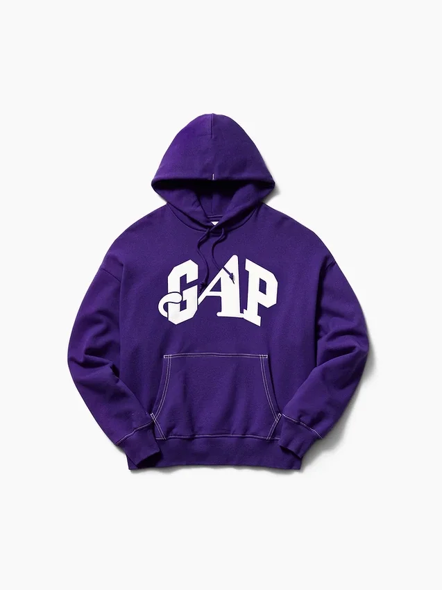 GAP × Awake Ny tykk, oversized hettegenser med logo