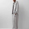 GAP × Awake NY tykk, oversized hettegenser med logo og glidelås