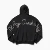 GAP × Awake NY tykk, oversized hettegenser med logo og glidelås