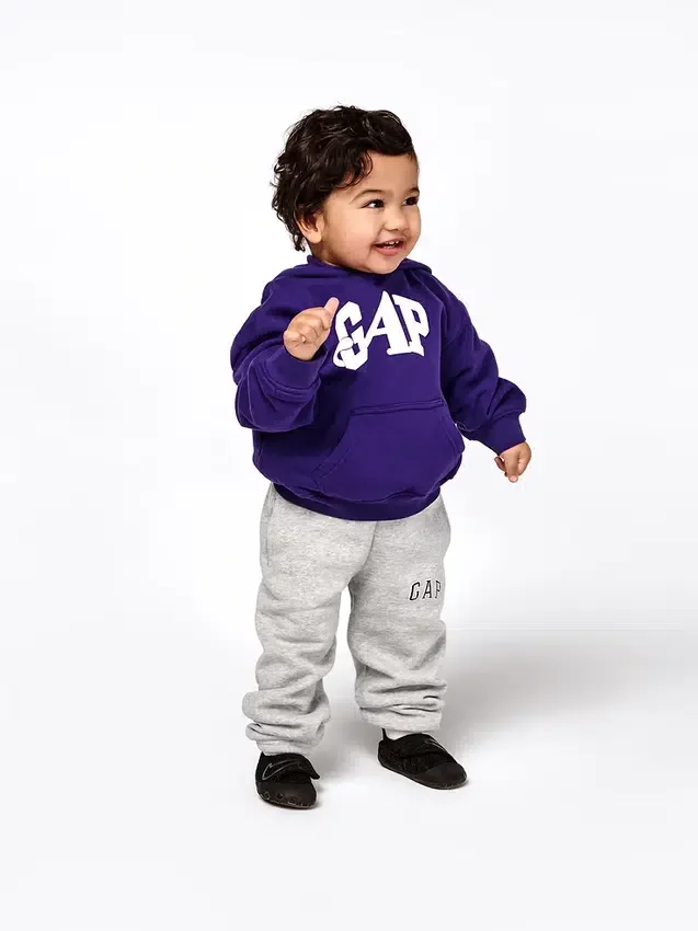 Gap × Awake Ny Vintagesoft-logo-hettegenser for småbarn