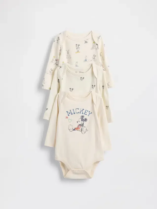 GAP × Disney Baby økologisk bomullsbody (3-pakning)