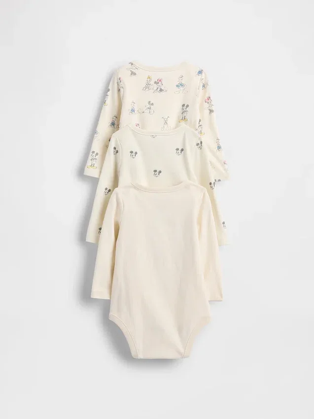 GAP × Disney Baby økologisk bomullsbody (3-pakning)