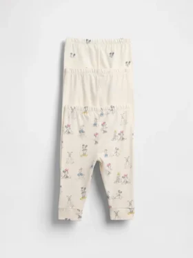 GAP × Disney Baby økologiske bomuldsbukser med elastisk linning (3-pakning)