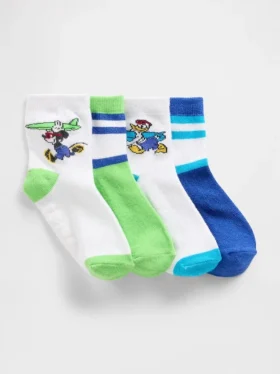 Gap × Disney Baby og Småbarn kvartlange sokker