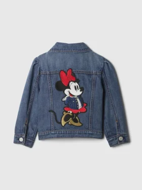 GAP × Disney Baby og Småbarn Minnie Mouse Icon-jeansjakke