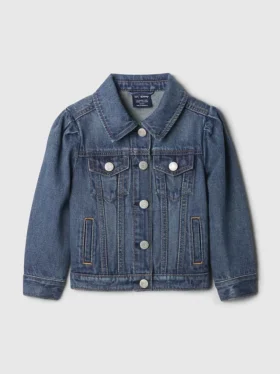 GAP × Disney Baby og Småbarn Minnie Mouse Icon-jeansjakke