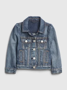 GAP × Disney Baby og Småbarn Minnie Mouse Icon-jeansjakke
