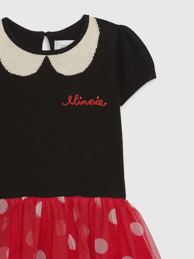 GAP × Disney Baby og Småbarn Minnie Mouse-tyllkjole
