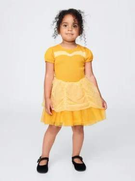 Gap × Disney Baby og Småbarn Prinsesse Belle-tullekjole