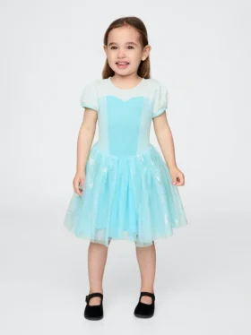 Gap × Disney Baby og Småbarn Prinsesse Elsa-tyllkjole