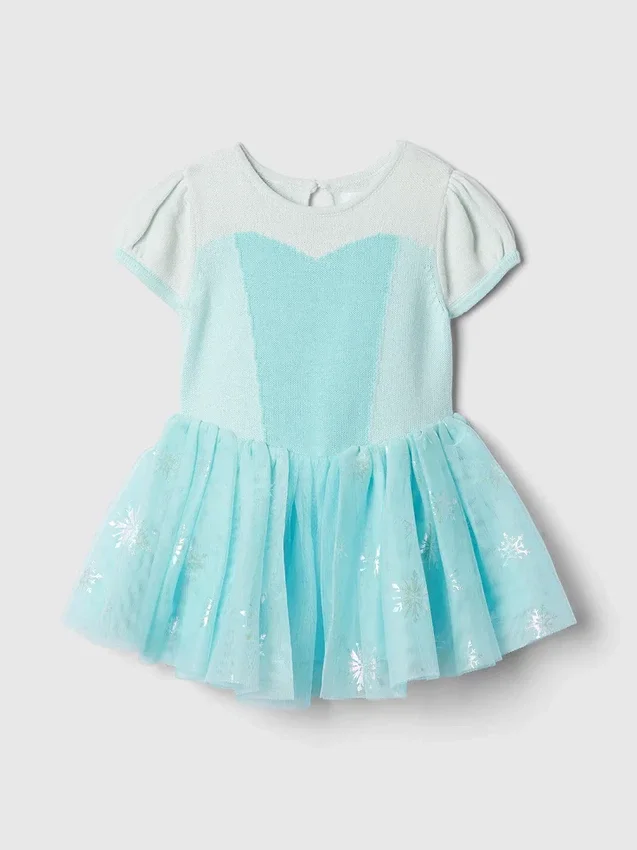 Gap × Disney Baby og Småbarn Prinsesse Elsa-tyllkjole