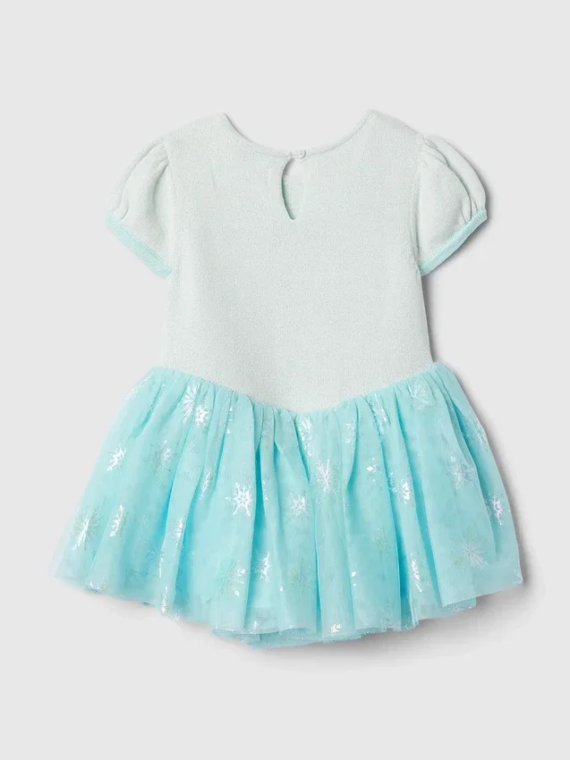 Gap × Disney Baby og Småbarn Prinsesse Elsa-tyllkjole