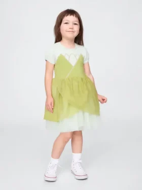 GAP × Disney Baby og Småbarn Prinsesse Tiana-kjole i tyll