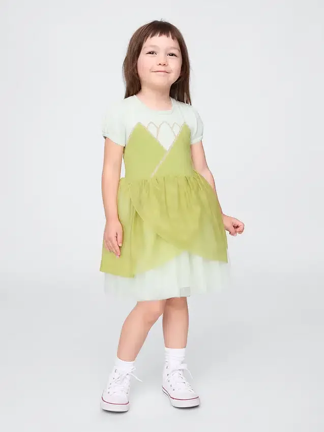 GAP × Disney Baby og Småbarn Prinsesse Tiana-kjole i tyll