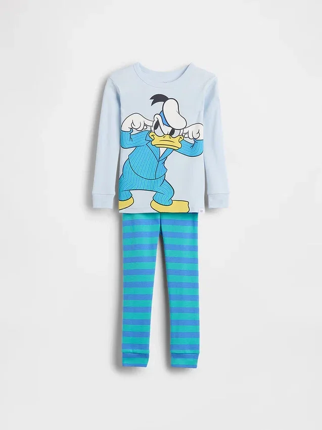 GAP × Disney Baby og Småbarn pyjamasett i økologisk børstet bomull