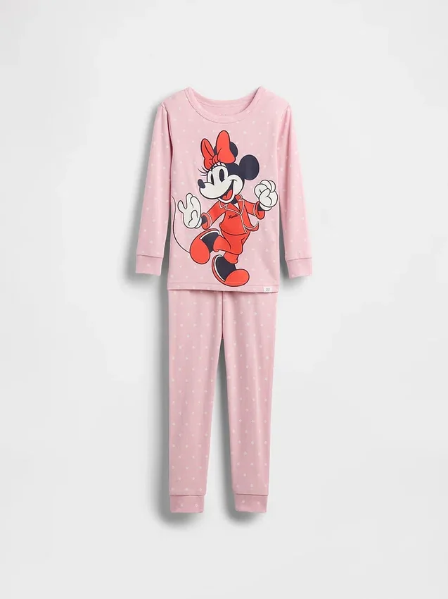 GAP × Disney Baby og Småbarn pyjamasett i økologisk børstet bomull