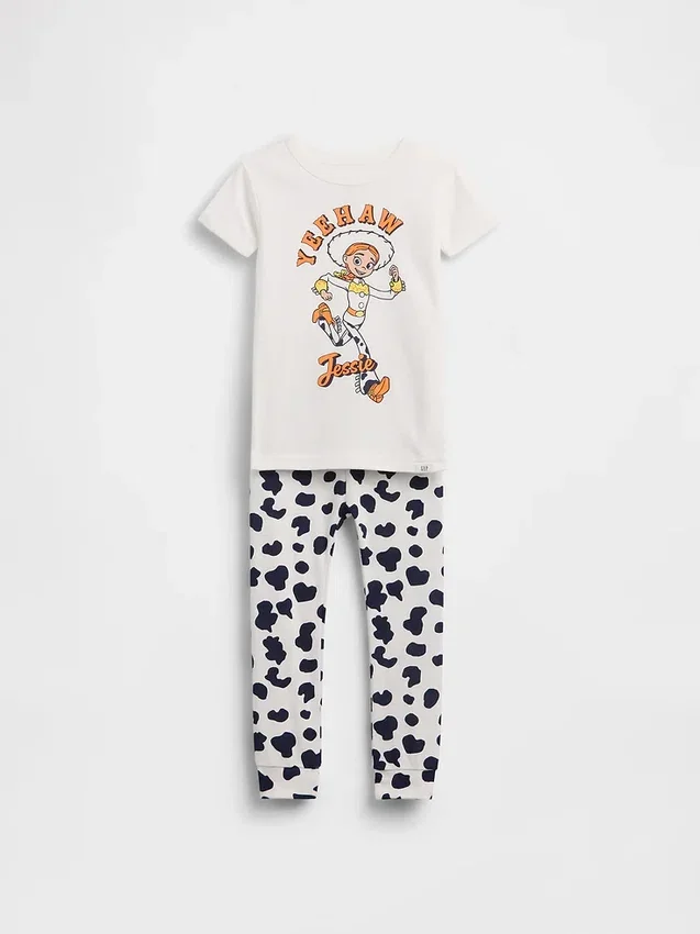 GAP × Disney Baby og Småbarn pyjamasett i økologisk børstet bomull