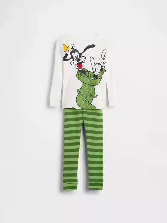 GAP × Disney Baby og Småbarn pyjamasett i økologisk børstet bomull