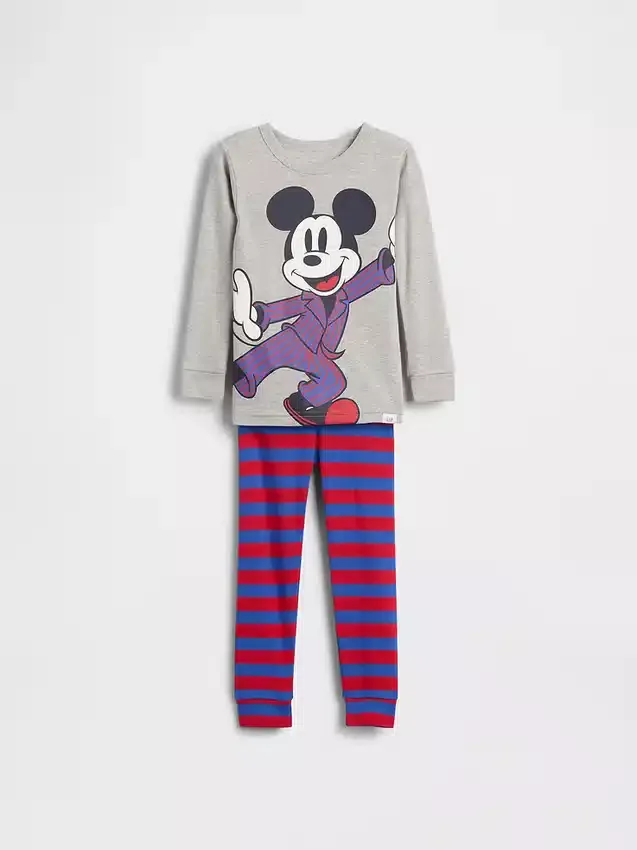 GAP × Disney Baby og Småbarn pyjamasett i økologisk børstet bomull