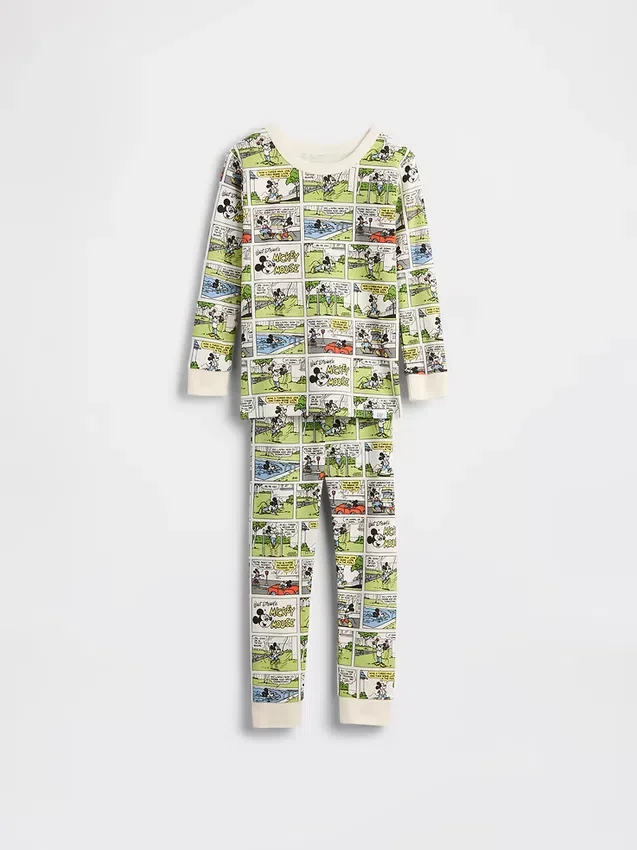 GAP × Disney Baby og Småbarn pyjamasett i økologisk børstet bomull
