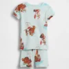 GAP × Disney Baby og Småbarn pyjamasett med shorts i økologisk børstet bomull