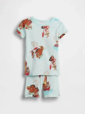 GAP × Disney Baby og Småbarn pyjamasett med shorts i økologisk børstet bomull