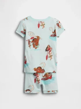 GAP × Disney Baby og Småbarn pyjamasett med shorts i økologisk børstet bomull