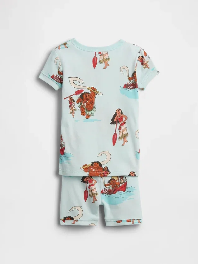 GAP × Disney Baby og Småbarn pyjamasett med shorts i økologisk børstet bomull